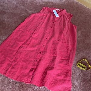 Eileen Fisher 100%Organic linen dress